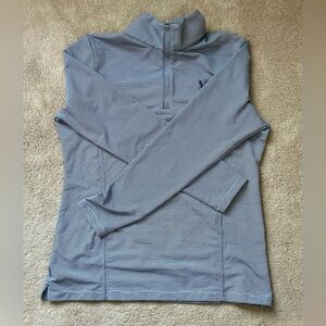 Peter Millar Villanova striped Quarter-Zip pullover